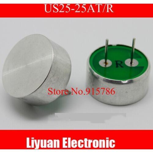 2pcs/lot Waterproof ranging sensor module US25-25AT / R (split) 25KHz ultrasonic sensor probe