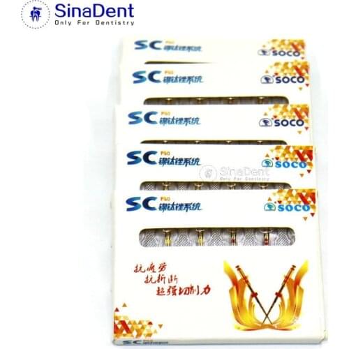 5Packs Dental Rotary Files SC Pro Rotary Files 25mm 21mm Nickel Titanium Root Canal Files Coxo Endo Dental Instruments