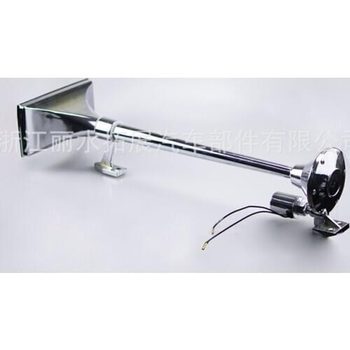 640mm air horn single tube square tone horn 12V/24V truck electric whistle air horn