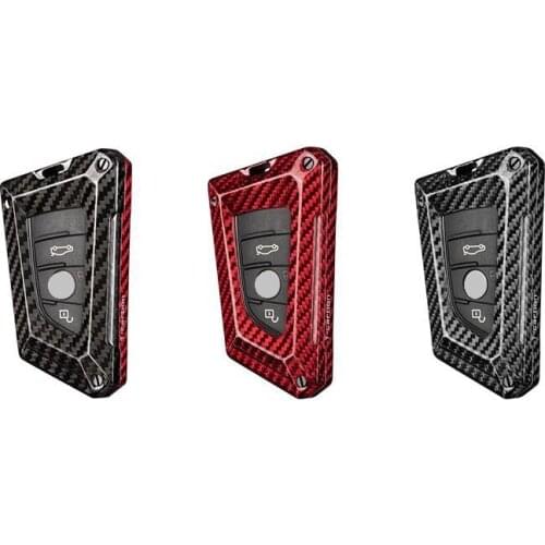 Real carbon fiber Car Key Cover Case For BMW F15 F16 F48 G30 F85 G11 X1 X5 X6 M 2018 X1 X3 X4 X5 X6 35i 50i
