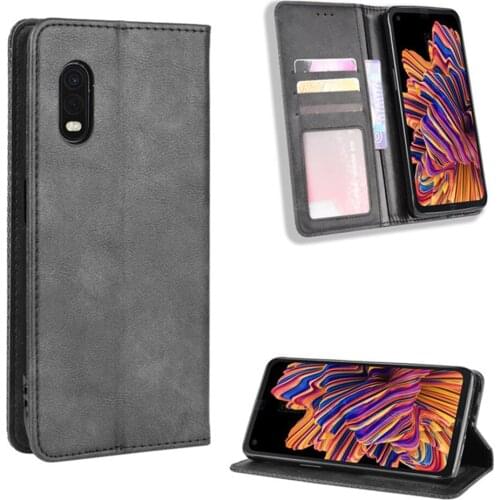 For Samsung Galaxy Xcover Pro Case Luxury PU Leather Wallet Magnetic Adsorption Case For Samsung Xcover Pro SM-G715F Phone Bags