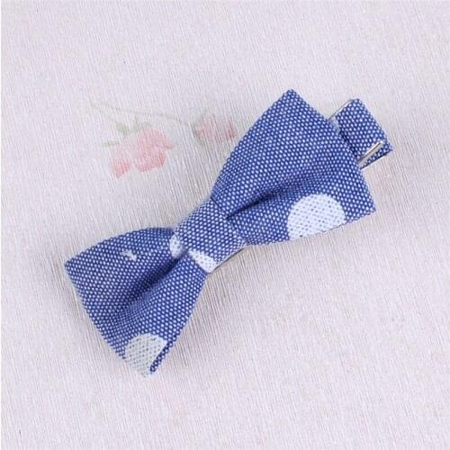 New Denim Bow Brazilian Style Kids Baby Hair Clip Bows Hairpin Fashion Hair Accessories For Girls Children Barrette Headwear