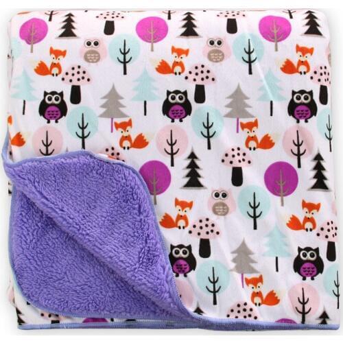 Baby Blankets 100x77cm Thicken Double Layer Coral Fleece Infant Swaddle Bebe Envelope Stroller Wrap Newborn Baby Bedding Blanket