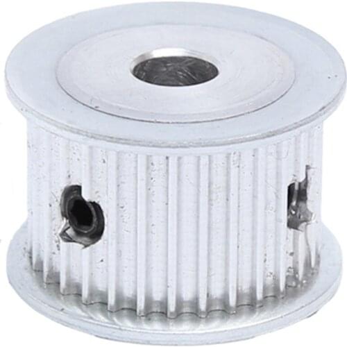 HTD3M-26T Pulley AF Shape, Inner Bore 5/6/8/10/12/14mm, Aluminum Material Pulley Wheel, Slot Width 16mm, For HTD3M Timing Belt