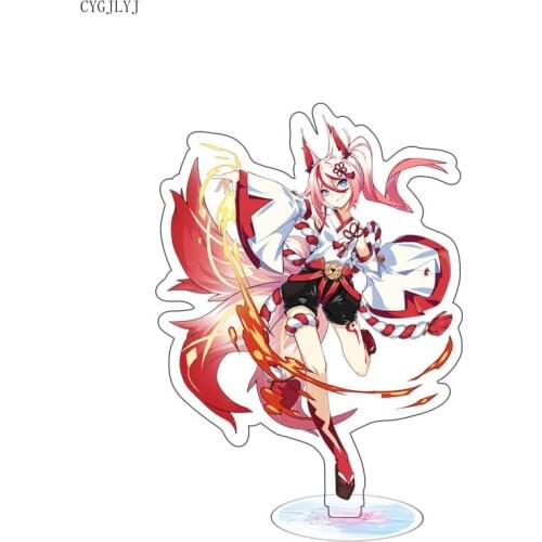 Game Honkai Impact 3rd Key Chain Ana Schariac Kiana Kaslana Bronya Zaychik Key Chain Acrylic Dolls Figure Stand Gifts For Girls