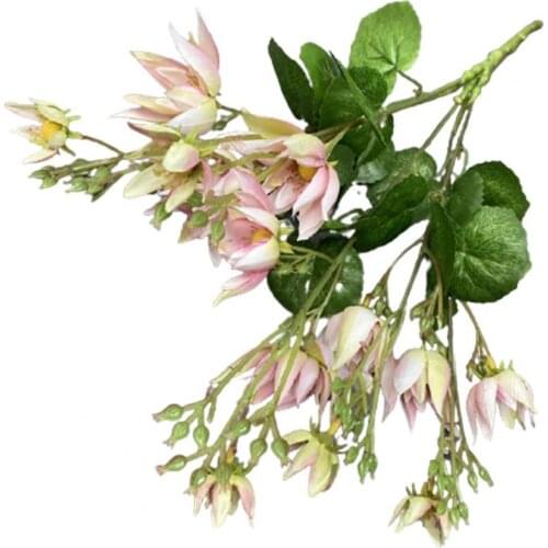 Artificial Flower Non-fading Faux Silk Flower Wide Application Involucrata Fake Flower for Decoration