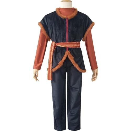 2019 New Movie PRINCE Kristoff Costume Kristoff Cosplay Outfits Uniform Halloween Carnival Party