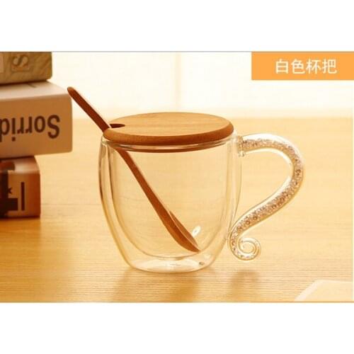 Creative Irregular Ceramic Coffee Cup with Gold Handle Handmade Pottery Tea Cup Travel Kitchen Tableware Nordic Home Coffee Cup