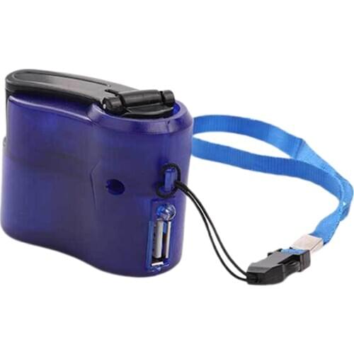 Mobile Phone Emergency Power USB Hand Crank Charger Electric Generator Universal Mobile Charge Hand Dynamo Charging ONLENY