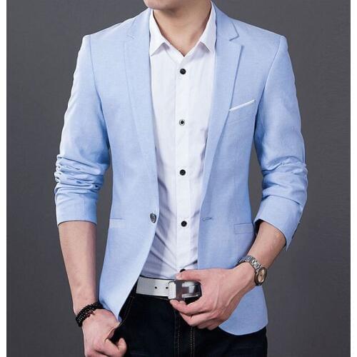 New Hot sale spring autumn Men Brand Clothing Jacket Mens Korean Style Suit Men Blazer Fashion Slim Male Casual Blazers