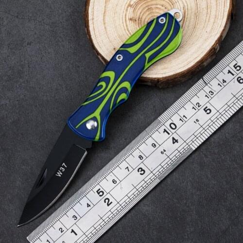 6.10'' Folding Knife Outdoor Survival Tactical Pocket Knife Camping Hiking Hunting Knives 440C Steel Blade EDC Self-defense Tool