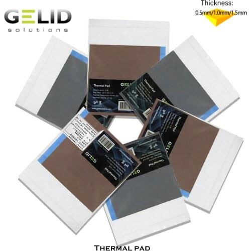 GELID Heat Dissipation Silicone For Laptop Graphics Card North South Bridge 6.2/12W/mk 120x120mm 0.5/1.0/1.5mm