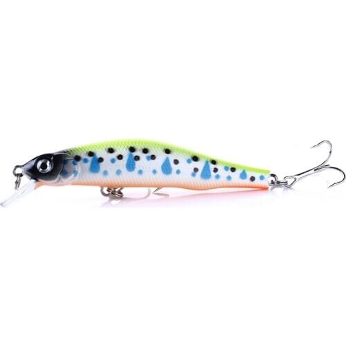 1PCS Minnow Fishing Lure Hard Bait Wobbler 8 Colors Bass Trout 90mm 8.2g Fishing Magnet system