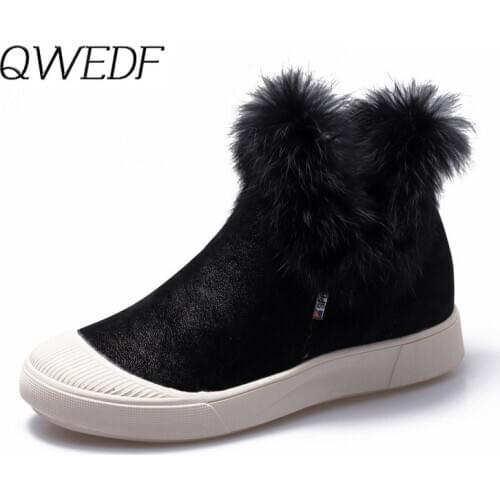 Women Boots Warm Plush Snow Boots Faux Suede Winter Shoes Woman Botines Classic Winter Boots For Female Ankle Botas Mujer Z6-64