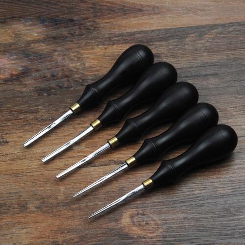 1pcs Leather Edge Stitching Groover Crease Pricking Leather Hand Craft DIY Craft Groove Cutter