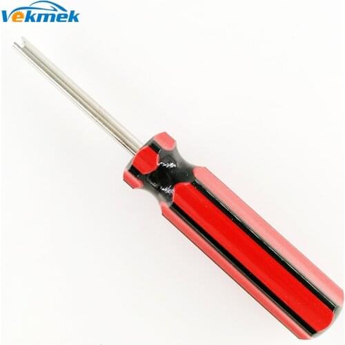 1 pc Tire Valve Core Screwdriver One Way Valve Tool for Car Motorcycle Truck Tire Repair Tool Plastic Handle Steel End Retail