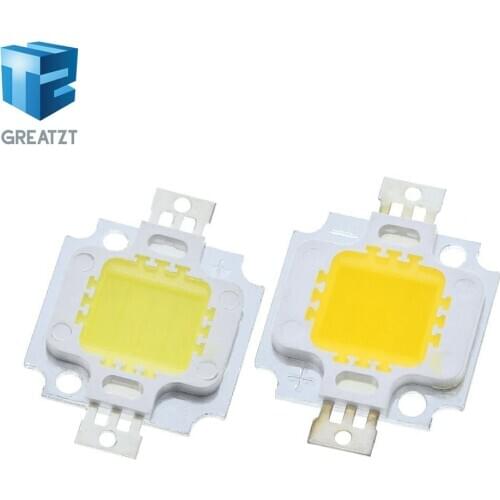10pcs/lot 10W LED Chip Bulb 10w led 900lm Lamp Light White / warm white High Power 20*48mli Chip for flood lamp