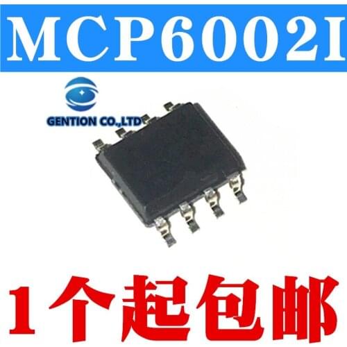 10PCS MCP6002T-I/SN MCP6002-I/SN MCP6002I SOP8 in stock 100% new and original