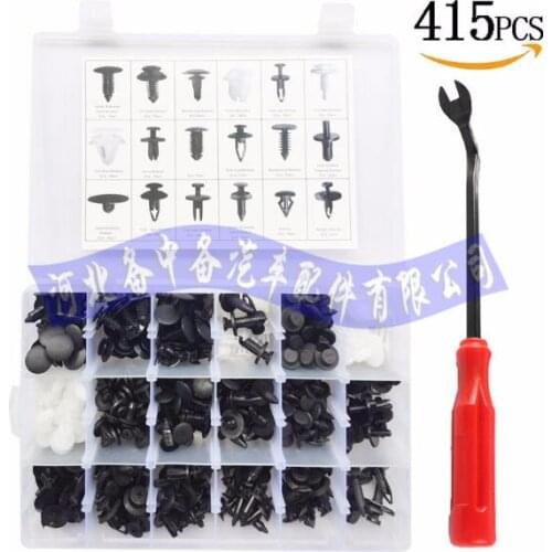 415PC Mixed Car Door Panel Lining Bumper Fastener Door Plank Ceiling Trunk Fixed Clamp for Ford Universal Interior Clip