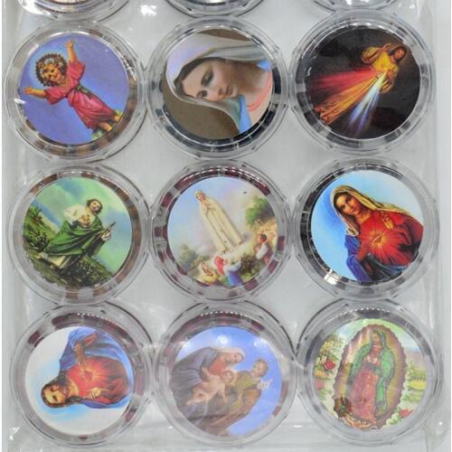 48x Mix Color rose scented perfume wood Rosary Beads INRI JESUS Cross Pendant Necklace Catholic Fashion Religious jewelry