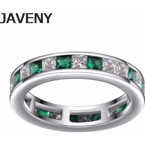 925 Sterling Silver Blue CZ Cubic Zirconia Ladies Womens Girls Bridal Wedding Engagement Rings Birthday Gifts 8pcs Lot Wholesale