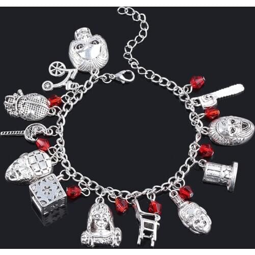 Horror Conuring Annabelle Bracelet Devils Rejects Texas Chainsaw Massacre Bangles Bracelets Women Men Jewelry