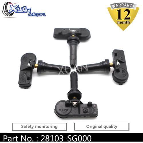 XUAN Tire Pressure Monitor Sensor TPMS 28103-SG000 For Subaru WRX STI XV Crosstrek Legacy Outback Forester Impreza TRIBECA 2.0L