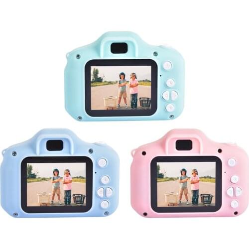 12MP 1080P Children Camera 2 Inch Screen Digital Cameras Outdoor Photography Video Recorder Mini Educational Toys Birthday Gift