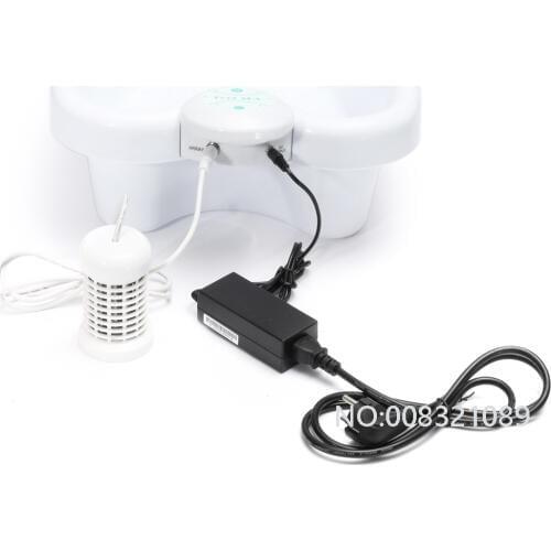 Electric Anion Ion Detox Foot Bath Machine Tub Bucket Heating Ionic Cell Cleanse SPA Machine Instrument Health Care Set