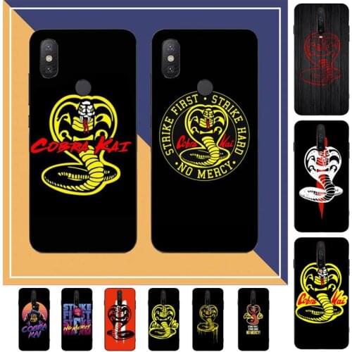FHNBLJ Cobra Kai Season 2 Phone Case for Redmi Note 4 5 6 8 9 pro Max 4X 5A 9S cover
