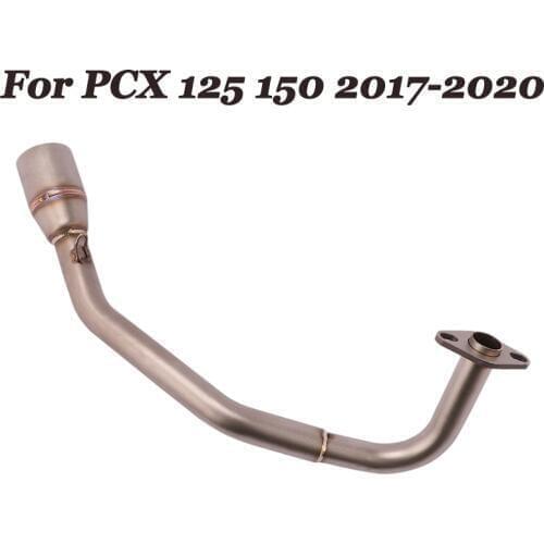 51mm Slip on For Honda PCX125 PCX150 2017 2018 2019 2020 Full Motorcycle GP Exhaust System Muffler Front Link Pipe DB Killer