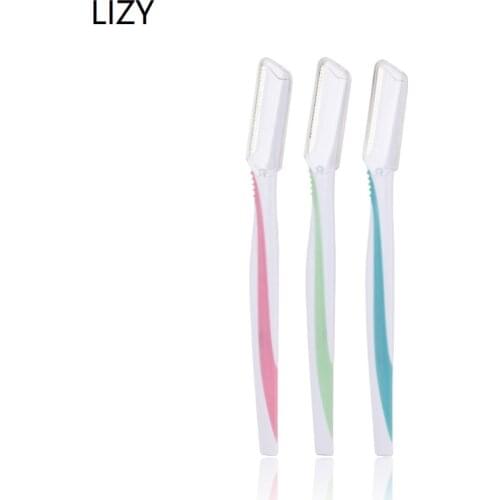 LIZY Professional Eyebrow Trimmer Safe Blade Knife Eyebrow Blade Face Hair Removal Scraper Shaver Makeup Beauty Tools