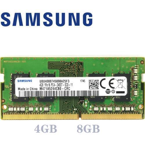 Samsung Laptop ddr4 ram 8gb 4GB 16GB PC4 2133MHz or 2400MHz 2666Mhz 2400T or 2133P 2666v DIMM notebook Memory 4g 8g 16g ddr4