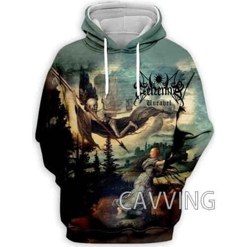New Fashion Women/Mens 3D Print GEHENNA Band Hoodies Hooded Sweatshirts Harajuku Hoodie Sweatshirts Tops Clothing