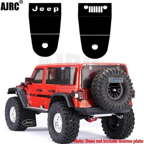 1/10 RC car AXIAL SCX10 III spare tire car license plate bracket license plate mounting base metal fittings