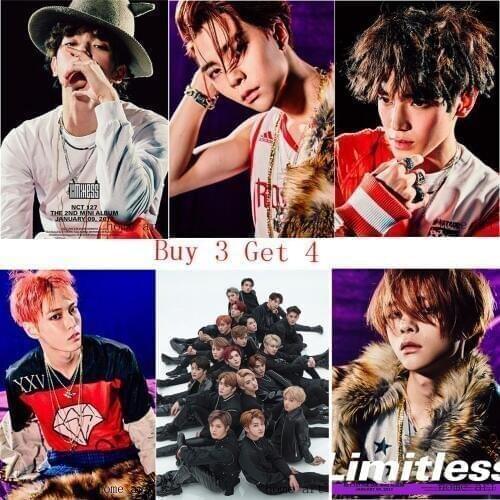 NCT 127 Poster Clear Image Wall Stickers Home Decoration Good Quality Prints White Coated Paper