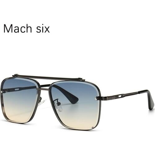Classic Mach six Style Gradient Sunglasses women 2020 Fashion Men Vintage Brand Design uv400 Sun Glasses Oculos De Sol