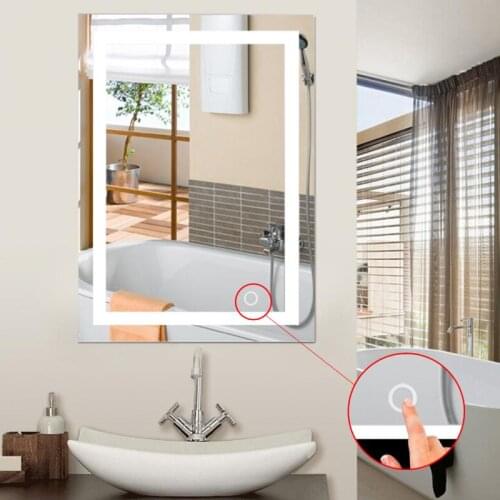Led Makeup Mirror Wall Mounted Bathroom Mirror Makeup Mirror Bath Vanity Cosmetic Mirrors For Bathroom Home Improvement HWC