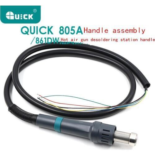 QUICK861DW Heat Gun Handle QUICK805A Original Handle Assembly Handle Tube Line, Including Heater