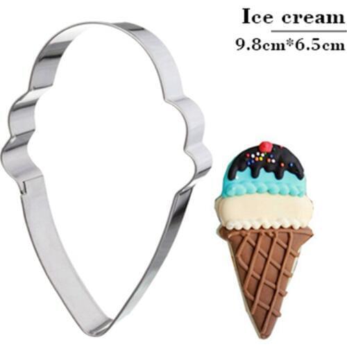 Ice cream Cake Stencil Kitchen Cupcake Decoration Template Mold Cookie Coffee Stencil Mold Baking Baking Fondant