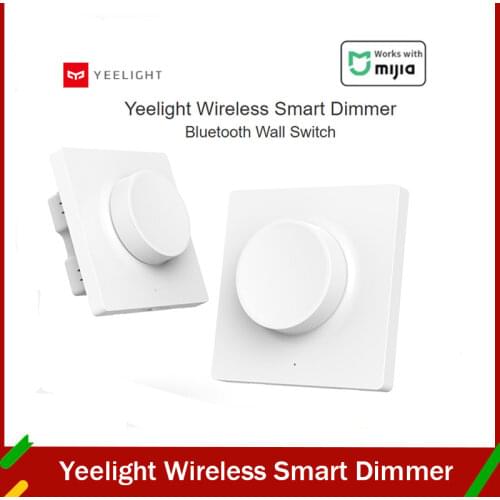 Xiaomi Mijia Yeelight Smart Dimmer Switch Intelligent adjustment Off light Wireless Switch Wall Switch control Ceiling Light