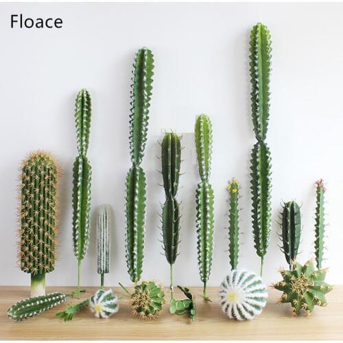 1PC Artificial Succulents Cactus Plants bonsai Desert Artificial Plant For Table Garden Home Decoration