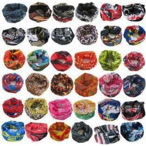 10 pieces/pack Wholesale cycling outdoor seamlessly changeable headband scarf bandana bike headband magic scarf bike headband