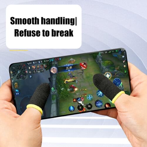 5pair Gaming Finger Sleeve Breathable Fingertips For PUBG Mobile Games Touch Screen Finger Cots Cover Sensitive Mobile Touch