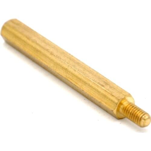 5pcs M3*35+6mm Thread Male x Female Hexagonal Brass PCB Standoffs Spacers Special Sales