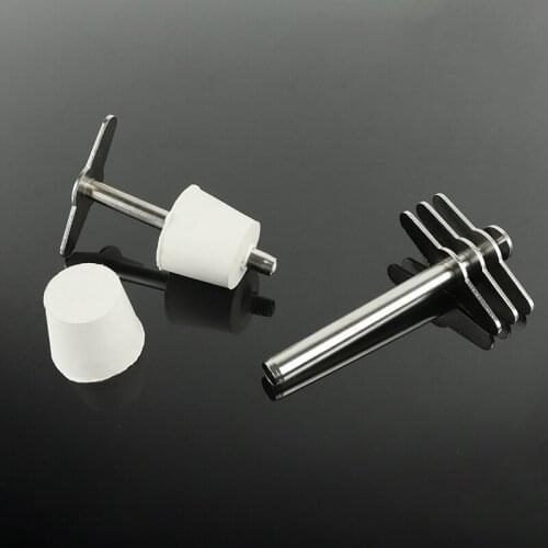 7*1/set rubber plug punch carbon steel manual laboratory punch rubber stopper perforator plug hole puncher lab drilling tools