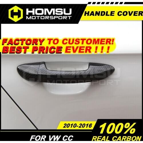 Carbon Handle cover for V-W CC 2010-2016 carbon fiber Handle cover For VW CC 2010-2016