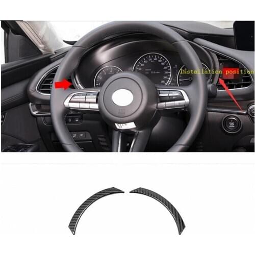 For Mazda 3 Mazda3 Axela 2019 2020 Car Dashboard Center Frame Decorative Ring Cover Trim Styling