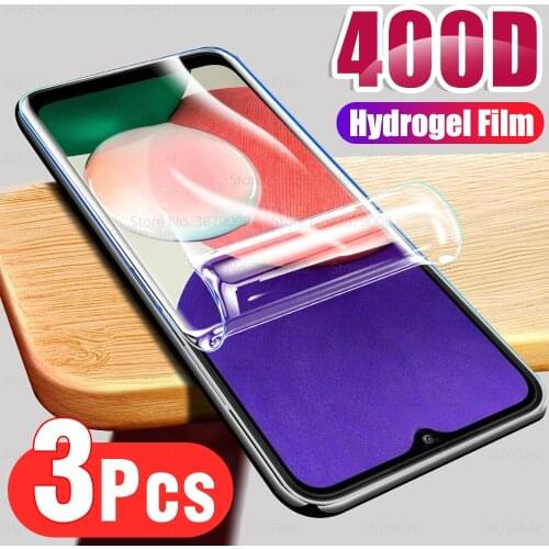 Samsun a22 Full Cover Hydrogel Film For samsung galaxy a22 2021 6.4" Front protective film 3pcs screen protector on galaxy a 22
