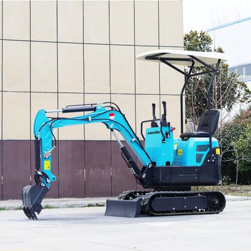 China Crawler Mini Excavator 1 Ton For Sale Work Performance Extremely Superior Digger